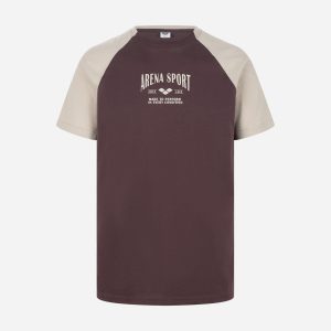 Arena Athletic Progress M – T-shirt – Uomo – Viola