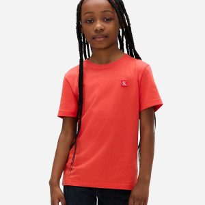 Calvin Klein Jeans Mini Badge Jr – T-shirt – Rosso