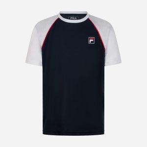 Fila Court Line M – T-shirt Tennis – Uomo – Blu