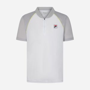 Fila Court Line M – Polo Tennis – Uomo – Bianco