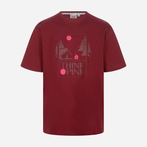 Think Pink Gopcore M – T-shirt – Uomo – Rosso