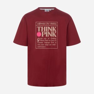 Think Pink Gopcore M – T-shirt – Uomo – Rosso