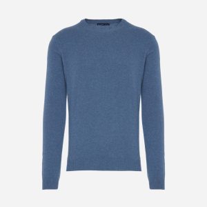 Best Company Lambswool M – Maglione – Uomo – Azzurro