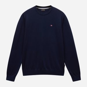 Napapijri Small Logo M – Maglione – Uomo – Blu