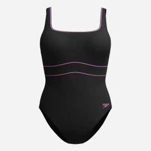 Speedo Contour Eclipse W – Costume Piscina – Donna – Nero