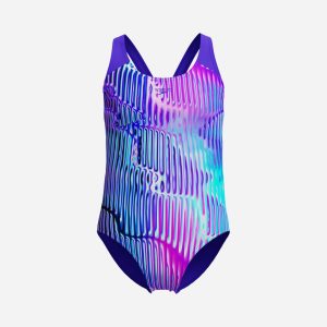 Speedo Digital Allover Jr – Costume Piscina – Blu