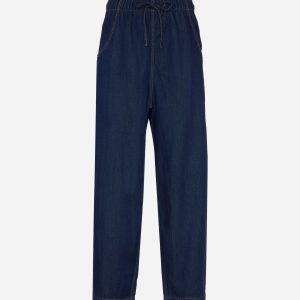 Deha Denim Baloon W – Pantalone – Donna – Blu