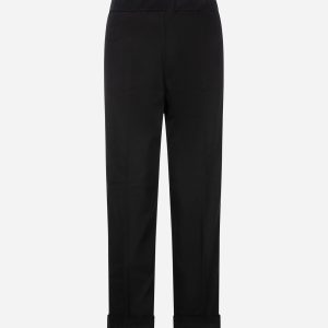 Deha Twill Straight W – Pantalone – Donna – Nero