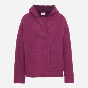 Deha Wool W – Felpa – Donna – Fucsia