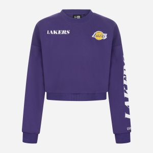 New Era Los Angeles Lakers W – Felpa – Donna – Viola