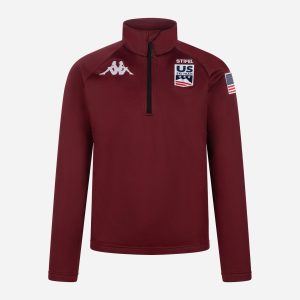 Kappa Usa Ski Team M – Pile Sci – Uomo – Rosso