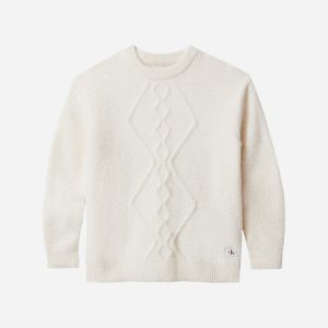 Calvin Klein Jeans Fluffy Jr – Maglione – Bianco