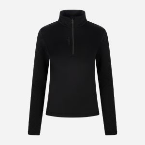 Rh+ Twist Half Zip W – Pile Sci – Donna – Nero