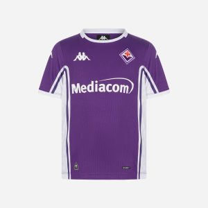 Kappa Fiorentina Home Kombat 25-26 Jr – Maglia Calcio Ufficiale – Viola