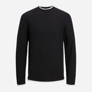 Jack & Jones Jortwinn M – Maglione – Uomo – Nero