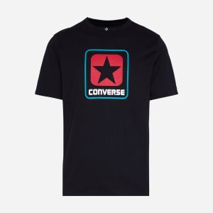 Converse Box Logo M – T-shirt – Uomo – Nero