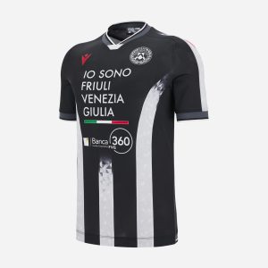 Macron Udinese Home 25-26 M – Maglia Calcio Ufficiale – Uomo – Color Mix