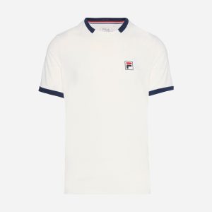 Fila Court Line M – T-shirt Tennis – Uomo – Bianco