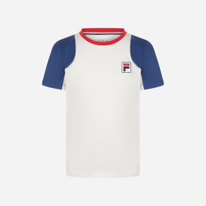 Fila Court Line Jr – Maglia Tennis – Bianco