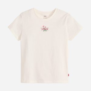 Levi’s Batwing Flowers W – T-shirt – Donna – Bianco