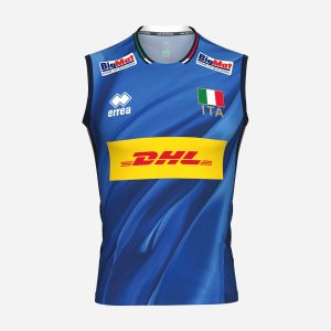 Errea Ufficiale Italia 25 Gara – Maglia Volley – Uomo – Blu