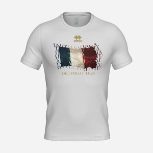 Errea Italia Bandiera – Maglia Volley – Bianco