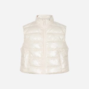 Mia M Ultralight Boxy Jr – Gilet – Bianco