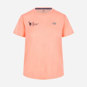 New Balance Nyc Marathon W – T-shirt Running – Donna – Rosa