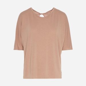 Deha Basic W – T-shirt – Donna – Marrone