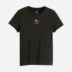 Levi’s Batwing Flowers W – T-shirt – Donna – Nero