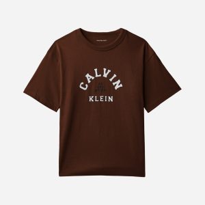 Calvin Klein Jeans College Graphic Jr – T-shirt – Marrone