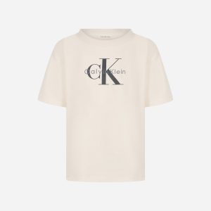 Calvin Klein Jeans Monologo Jr – T-shirt – Beige