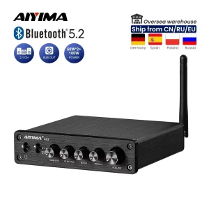 AIYIMA TPA3116 Subwoofer amplificatore Bluetooth HiFi TPA3116D2 2.1 amplificatori di potenza Audio digitali 50 wx2 + 100W amplif