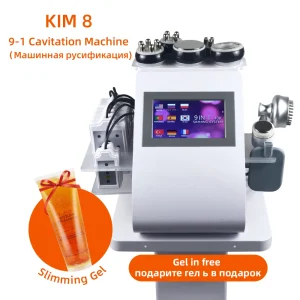 9 In1 Vacuum 40K Cavitation Machine Lipo Slimming Ultrasonic Lipo suction Lifting massaggiatore a forma di corpo (spedizione veloce)
