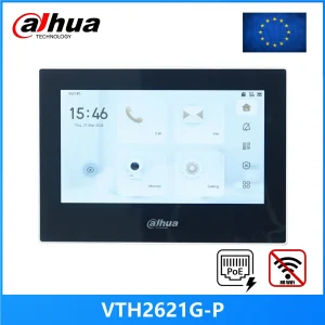 Dahua VTH2621GW-P / VTH2621G-P 802.3af PoE Monitor da interno touch da 7 pollici, monitor campanello, videocitofono, scheda SD integrata