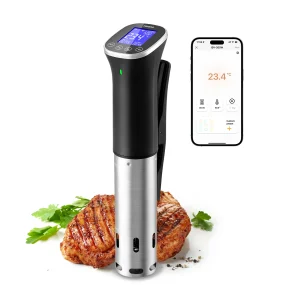 INKBIRD WiFi Sous Vide Machine ISV-300W IPX7 impermeabile Sous Vide Cooker APP telecomando con ricette allarmi funzione di prenotazione