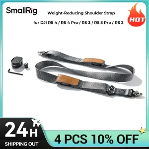 Tracolla per riduzione del peso SmallRig per DJI RS 3 / RS 3 Pro / RS 4 /RS 4 Pro Attacco e rilascio rapido con fori 1/4 3/8