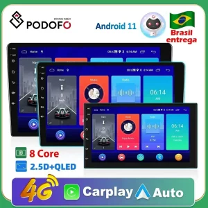Podofo 8G 128G 2din Auto Android Radio Lettore Multimediale 7/9/10 “GPS per Toyota Volkswagen Hyundai Nissan Kia Renault Suzuki Lada