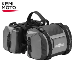 Borse laterali per moto Borsa da viaggio per moto da 50 litri Borse da sella laterali impermeabili universali per moto Adventure Sportster
