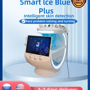 La migliore macchina per il trattamento del viso Smart Ice Blue 2025 Hydrofacial 7 in 1 Dermoabrasione portatile professionale L’ultima