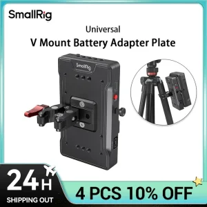 Piastra adattatore batteria per montaggio a V SmallRig con morsetto a braccio regolabile/a forma di granchio 3202/3203/3204