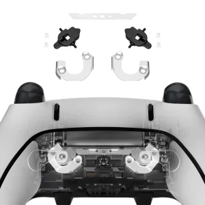 eXtremeRate Kit modulo magnetico sostitutivo Back Paddle per controller PS5 Edge, parti di riparazione Pulsanti posteriori – Senza paletta posteriore