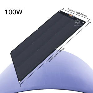 Tecnologia scandola Vesdas 100W Pannello solare semi flessibile PET ETFE Cella solare fotovoltaica monocristallina