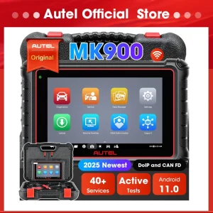 Autel MaxiCOM MK900 Lettore di codici scanner OBD2 DoIP CAN FD Test attivo Strumento diagnostico per auto Lettore di codici Codifica chiave OBDII PK MX808S