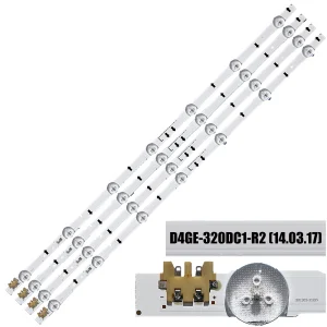 Striscia di retroilluminazione a LED per UE32J5500AK UE32H5000AW UE32H6400AW D4GE-320DC1-R2 D4GE-320DC1-R1 BN96-30443A BN96-30442A 2014SVS32FHD