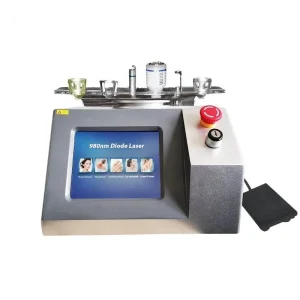 Dispositivo Laser a Diodi Portatile 6 in 1 da 980 nm per Rimozione di Funghi Cutanei, Immagini, Vene Vascolari e Funghi delle Unghie