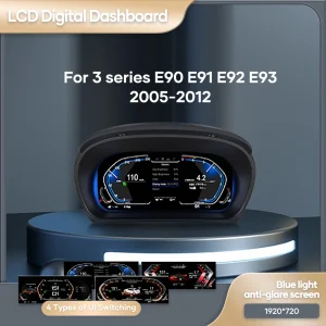1920*720 Auto Lcd Cruscotto Per BMW Serie 3 E90 E91 E92 E93 2005-2012 Anni Paneel Virtuele Cockpit Snelheidsmeter Voor