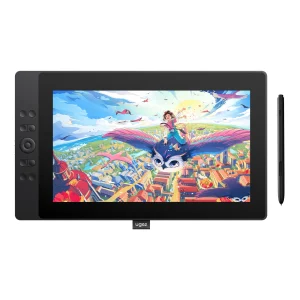 Monitor con penna da disegno UE16 143% sRGB Gamut a colori elevato 16K Livelli di pressione Monitor per tablet grafico per Windows Mac Android