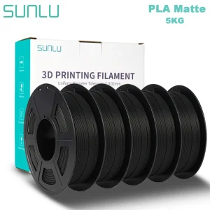 SUNLU 5KG PLA Matte Filamento Stampante 3D 1.75mm 1KG/Rotolo Texture Smerigliata Neatamente Ferita Per FDM 3D Filamenti di Stampa Nave Veloce
