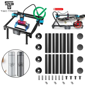 Twotrees Engraver Raiser piedini rialzati altezza fino a 150mm per la maggior parte dell’incisore Laser, adatto per lavorare con il rullo rotante